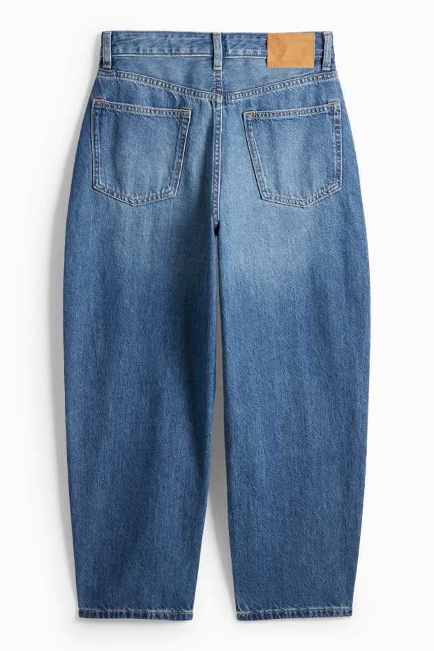 Dona - Barrel Jeans - high waist - blau