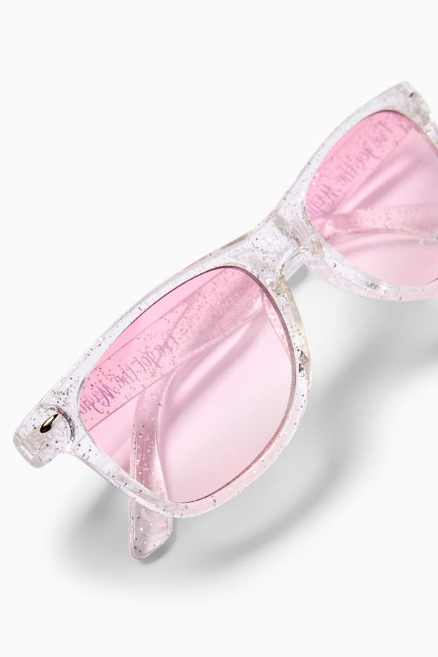 Children Girls - Sunglasses - white / rose