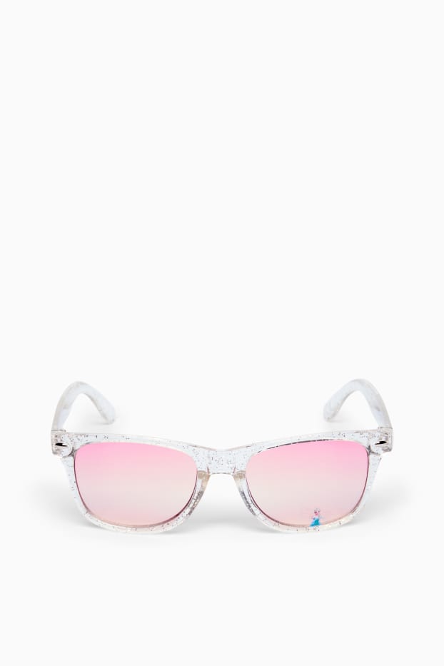 Children Girls - Sunglasses - white / rose