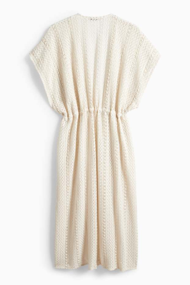 Dámské - Kimono - krémově bílá