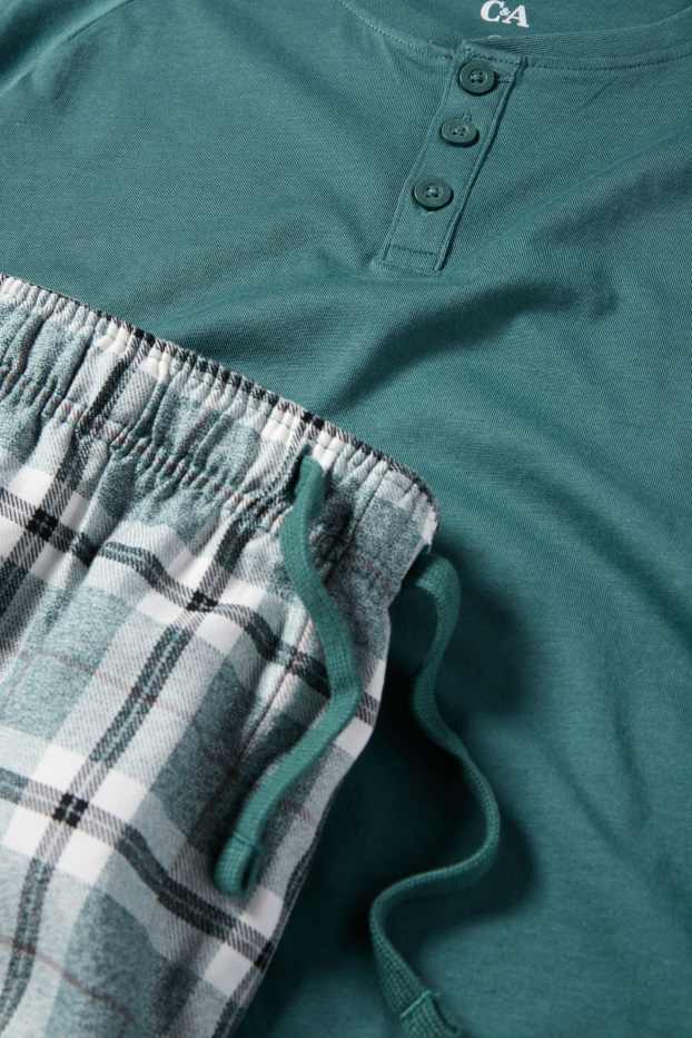 Home - Pijama curt - verd