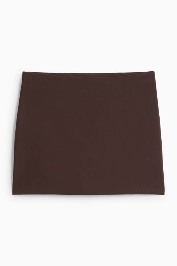 Donna - Gonna pantaloncino - marrone scuro