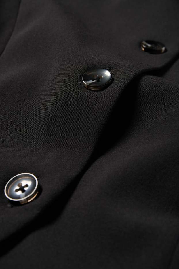 Femmes - Gilet sans manches - slim fit - noir