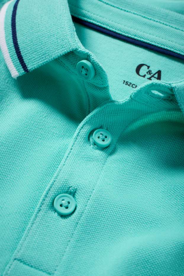 Enfants garçons - Polo - turquoise clair