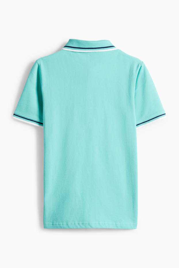 Enfants garçons - Polo - turquoise clair
