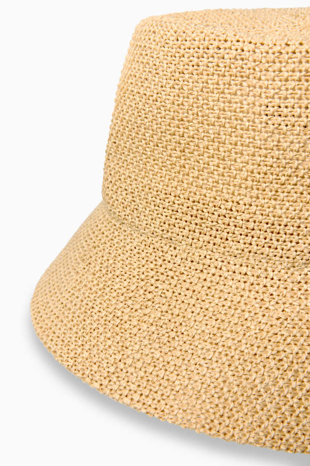Women - Straw hat - beige