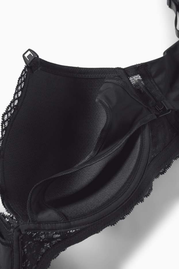 Dona - Sostenidors de lactància sense cèrcols - enconxats - negre