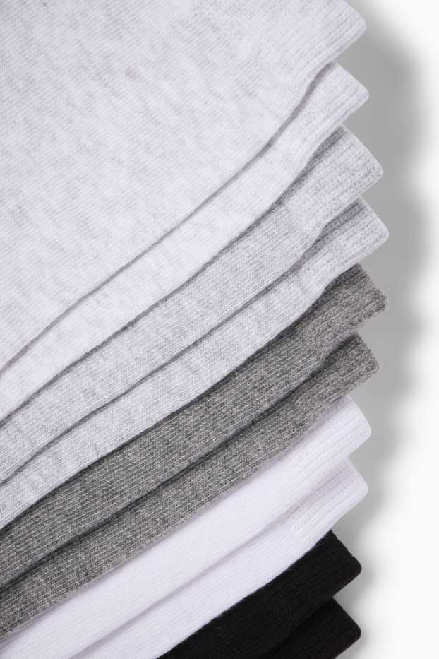 Femei - Multipack 5 perechi - șosete - alb / negru