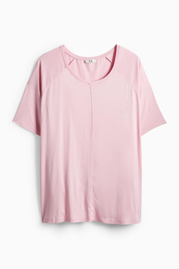 Damen - T-Shirt - rosa