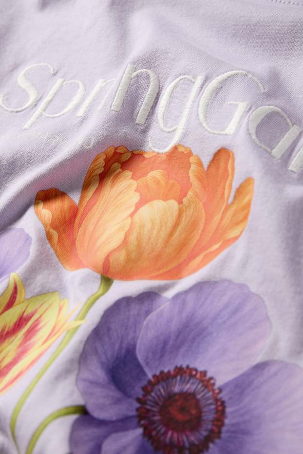 Women - T-shirt - regular fit - purple