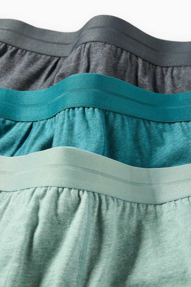 Herren - Multipack 3er - Trunks - helltürkis