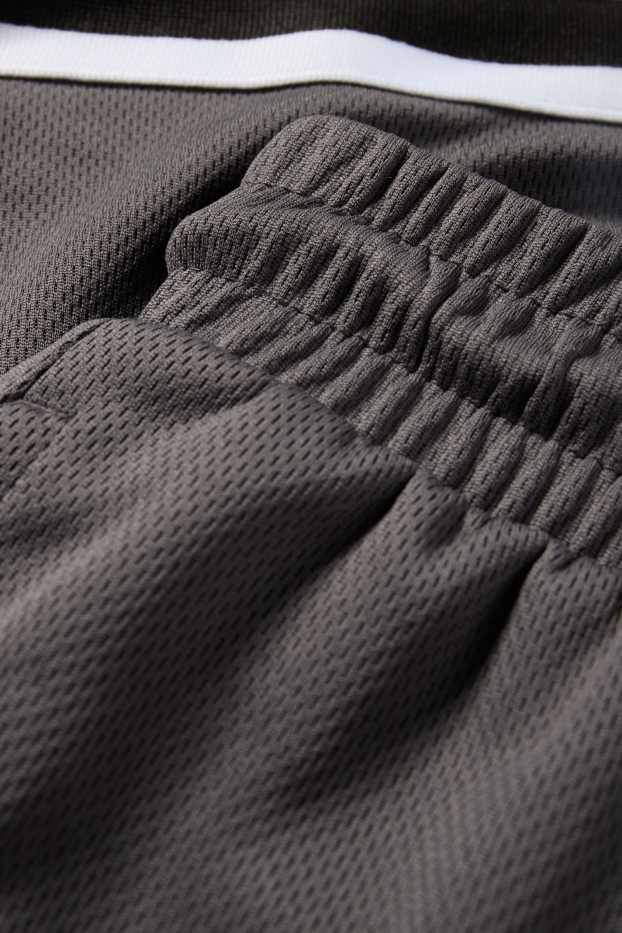 Kinder Buben - Bermudas - dunkelgrau