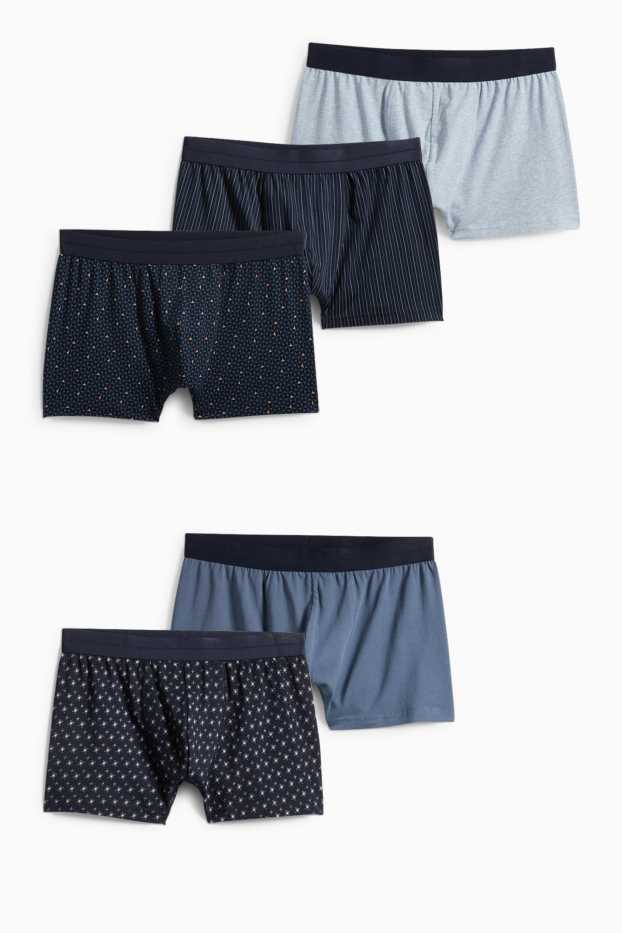 Herren - Multipack 5er - Trunks - dunkelblau