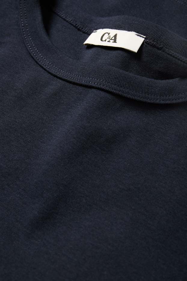 Femei - Tricou - slim fit - albastru închis