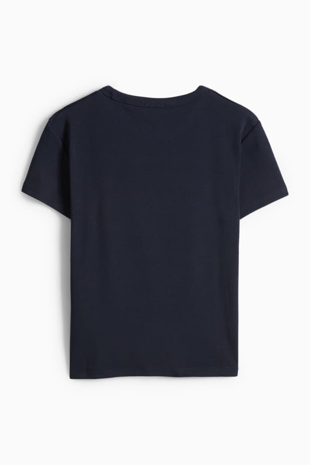 Femei - Tricou - slim fit - albastru închis