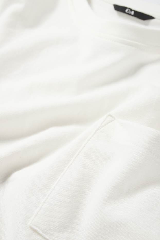 Hommes - T-shirt - regular fit - blanc