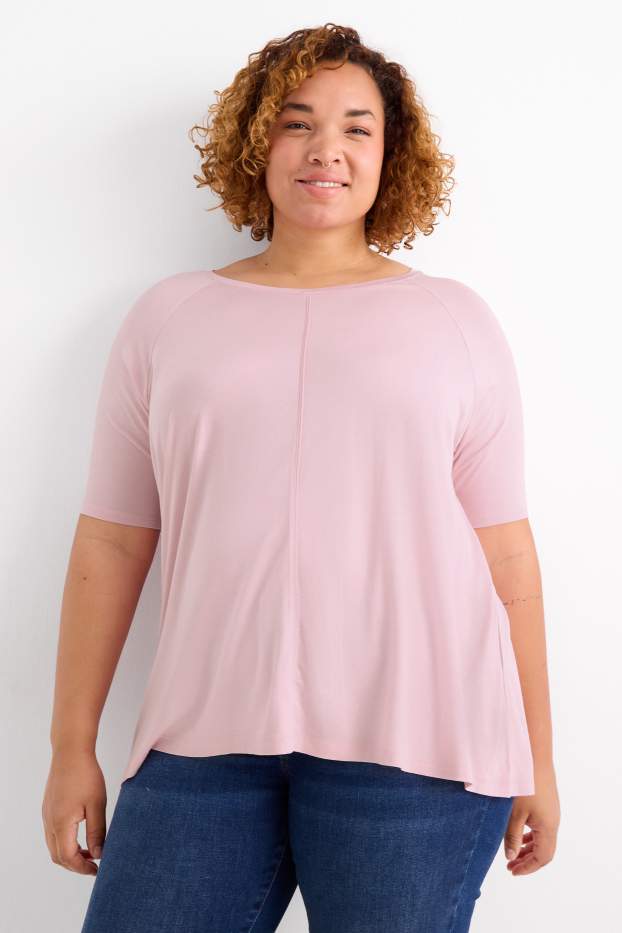 Damen - T-Shirt - rosa