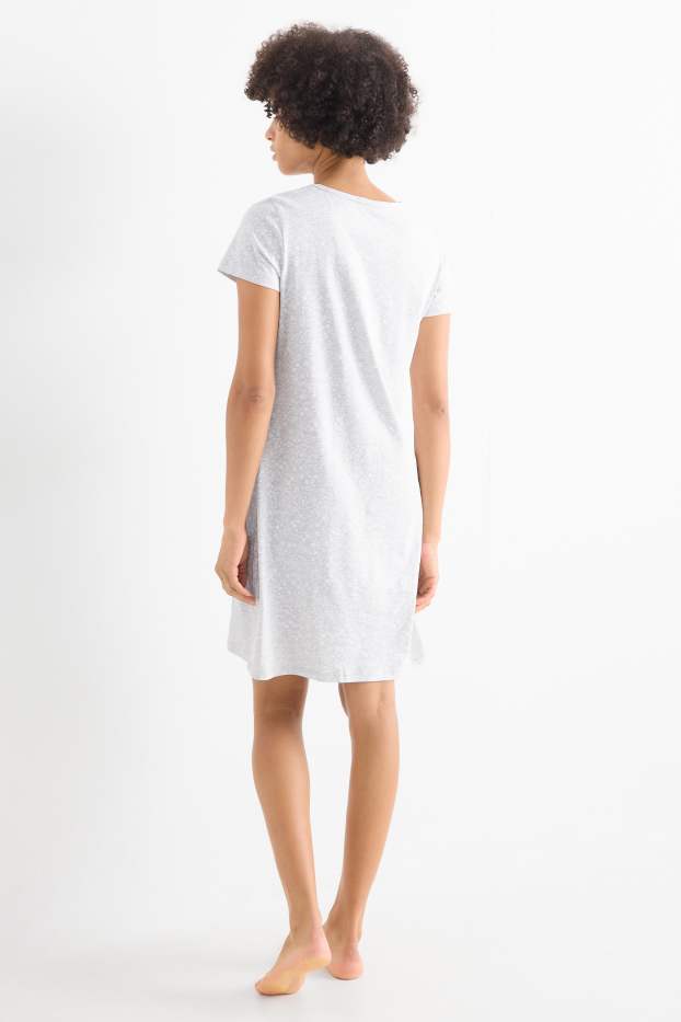 Femmes - Chemise de nuit - gris clair