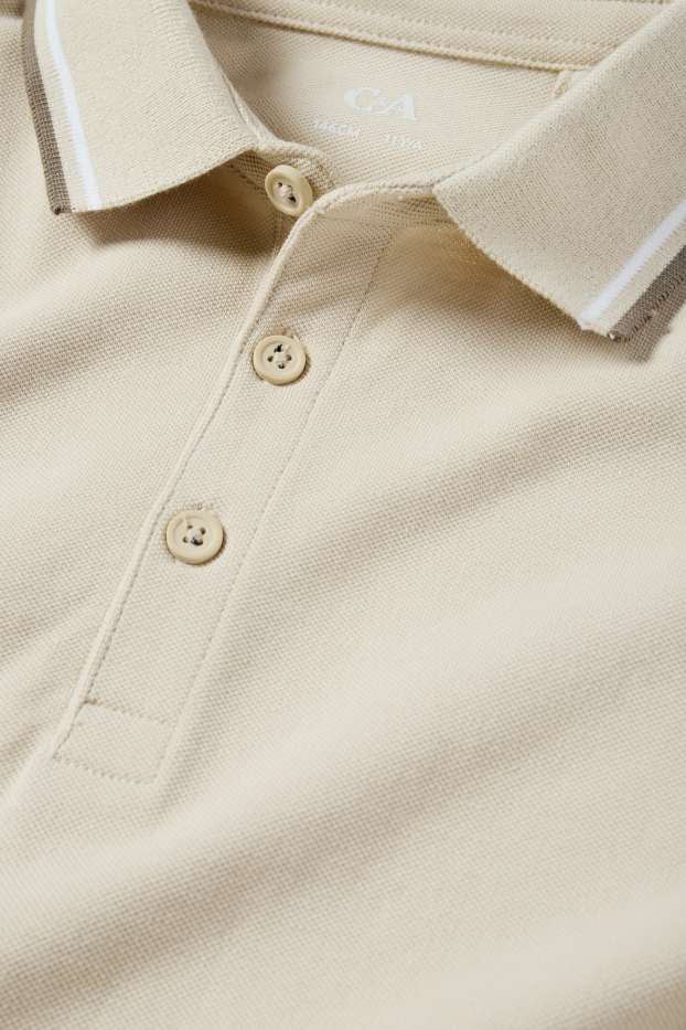Copii - Băieți - Tricou polo - bej