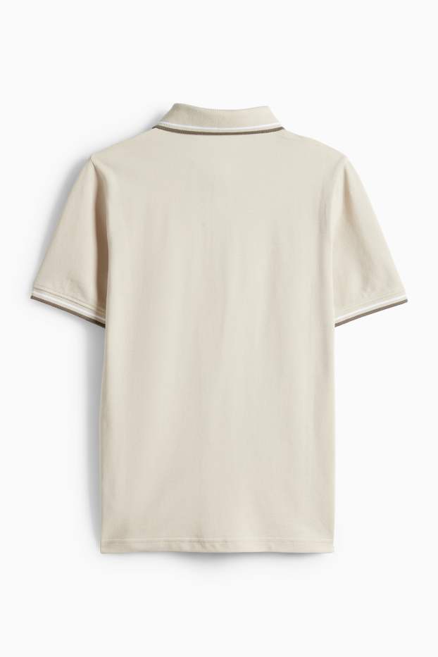 Copii - Băieți - Tricou polo - bej