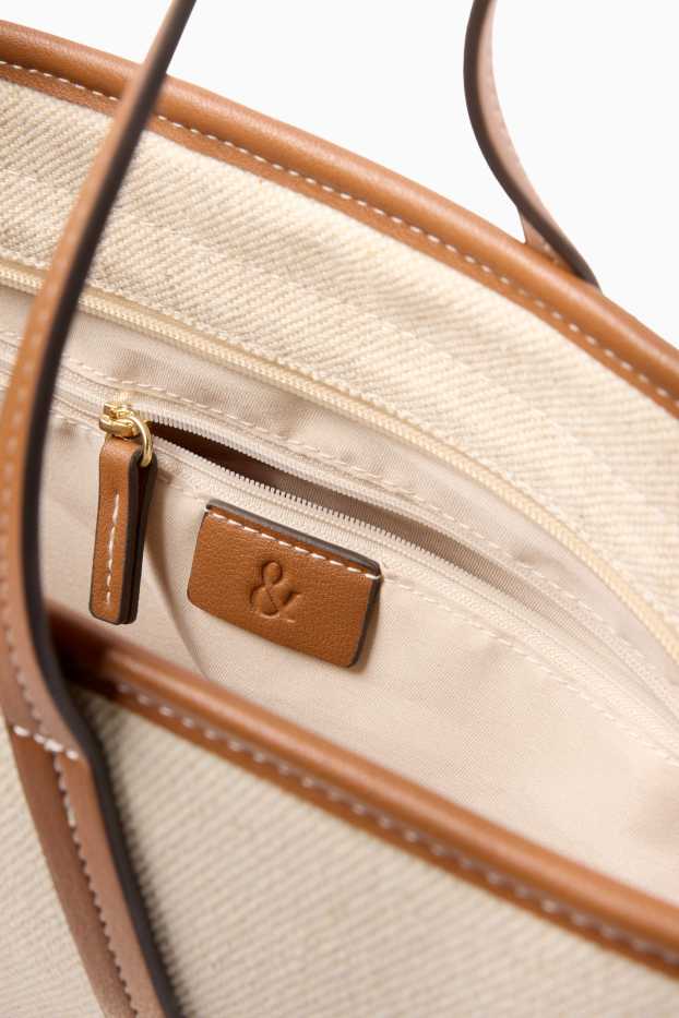 Donna - Shopper grande - beige / marrone