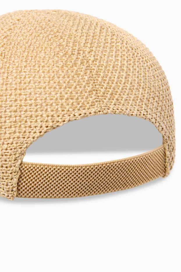 Women - Straw cap - beige