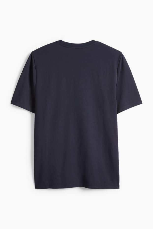 Hommes - T-shirt - regular fit - bleu foncé