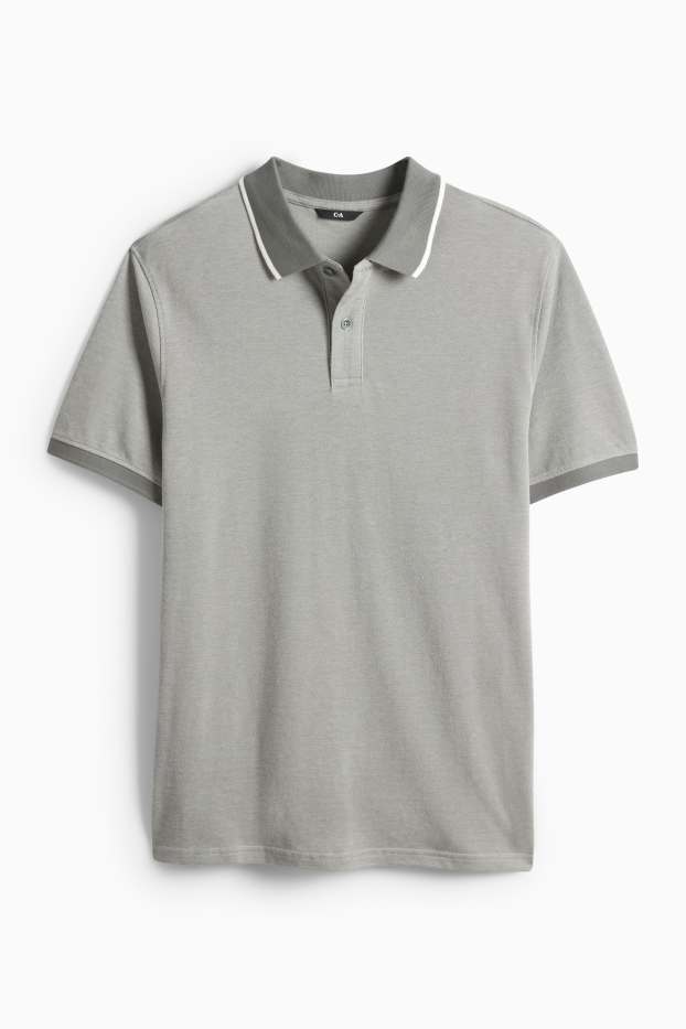 Men - Polo shirt - regular fit - green