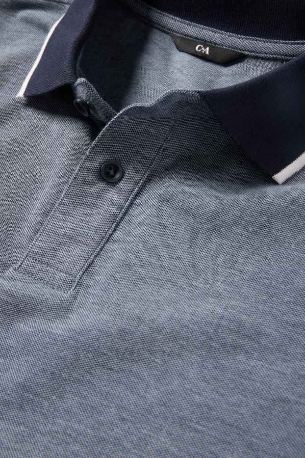 Heren - Poloshirt - regular fit - blauw