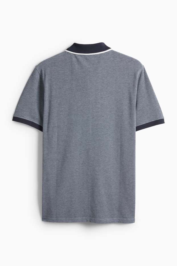 Heren - Poloshirt - regular fit - blauw