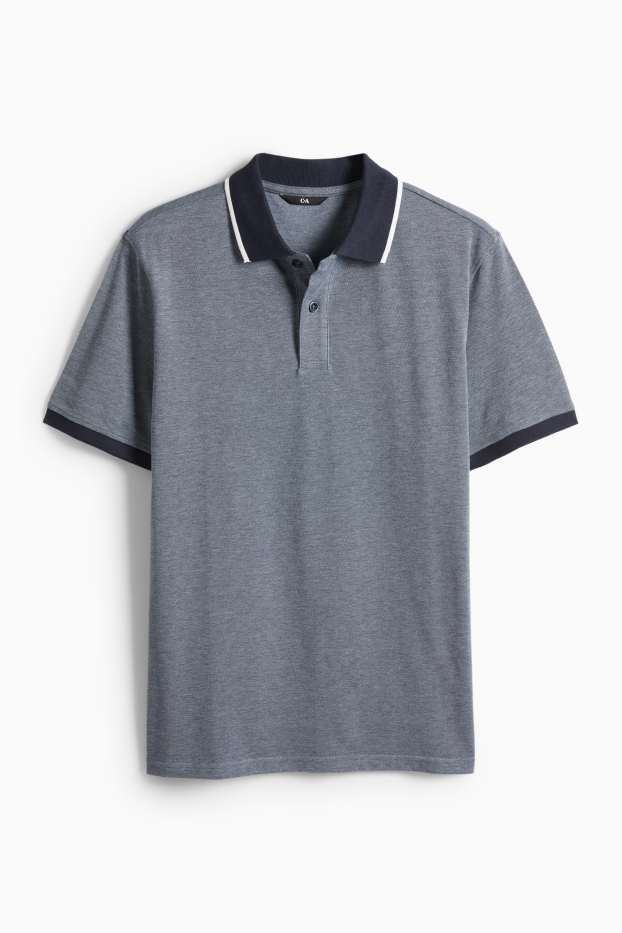 Heren - Poloshirt - regular fit - blauw