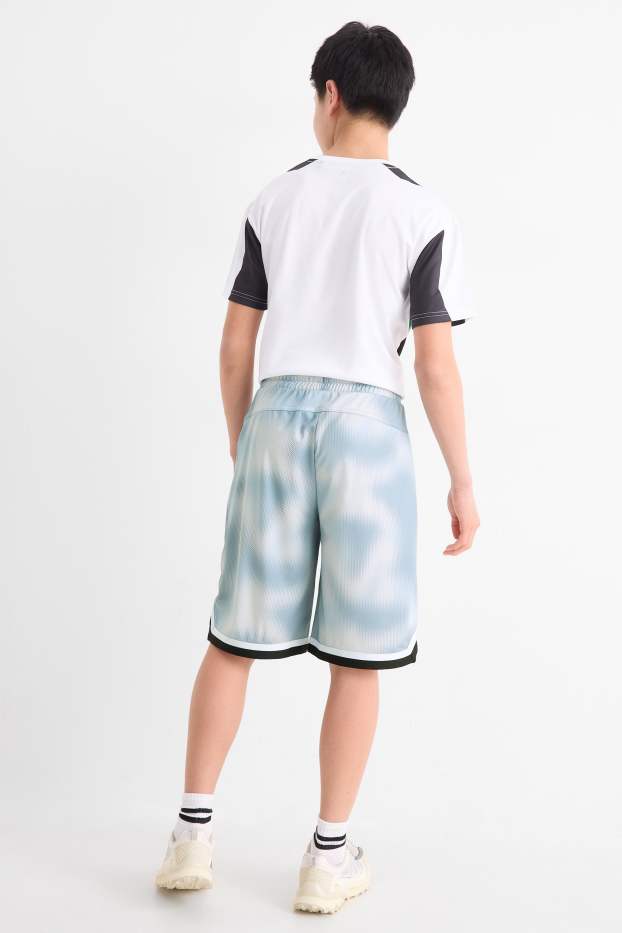 Nen - Pantalons curts tècnics - amb motiu - turquesa clar