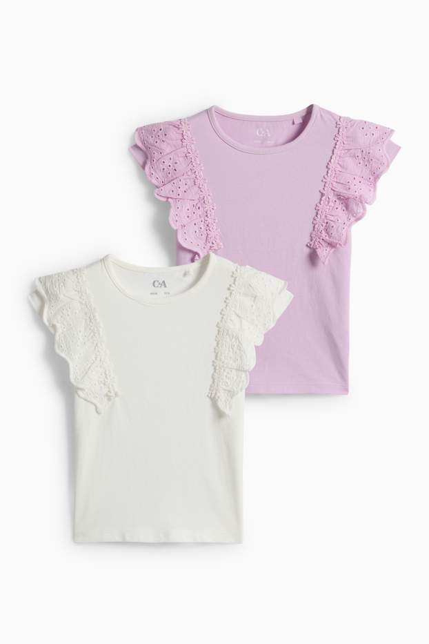 Enfants filles - T-shirt - violet clair