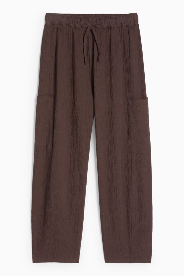 Nena - Pantalons de tela - marró