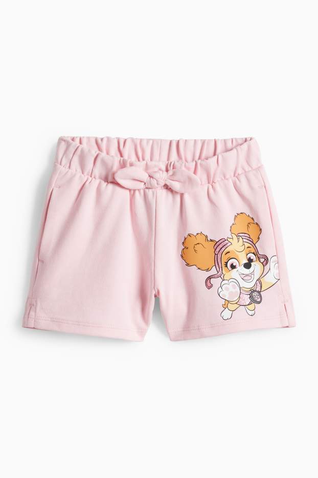 Enfants filles - La Pat’ Patrouille - Stella - short - finition brillante - rose
