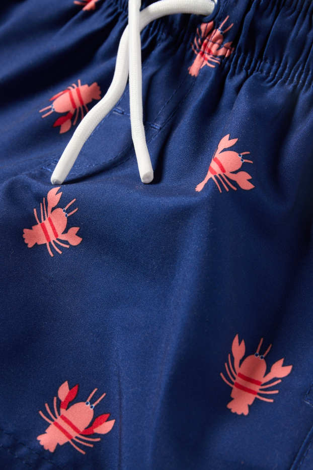 Enfants garçons - Homard - short de bain - bleu foncé