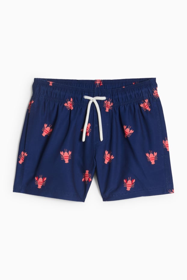 Enfants garçons - Homard - short de bain - bleu foncé
