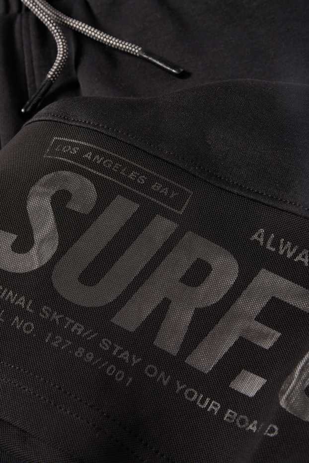 Children Boys - Surf - sweat shorts - black