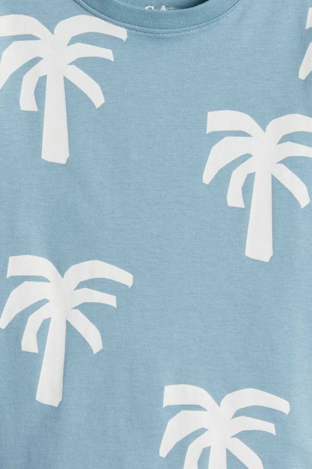 Kinder Buben - Multipack 3er - Gorilla, Löwe und Elefant - Kurzarmshirt - bunt