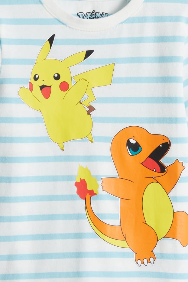 Kinder Jungen - Multipack 2er - Pokémon - Kurzarmshirt - hellgelb