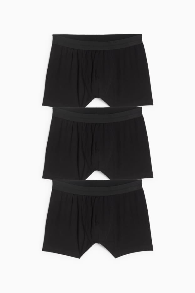 Herren - Multipack 3er - Trunks - schwarz