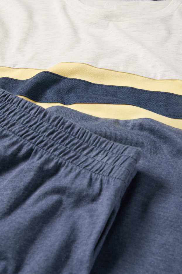 Men - Short pyjamas - blue