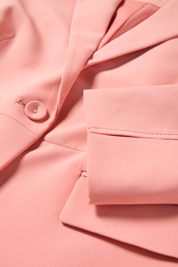 Dames - Business-blazer - getailleerd - koraal