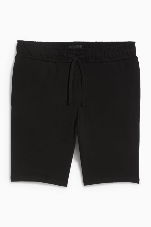 Men - Sweat shorts - black