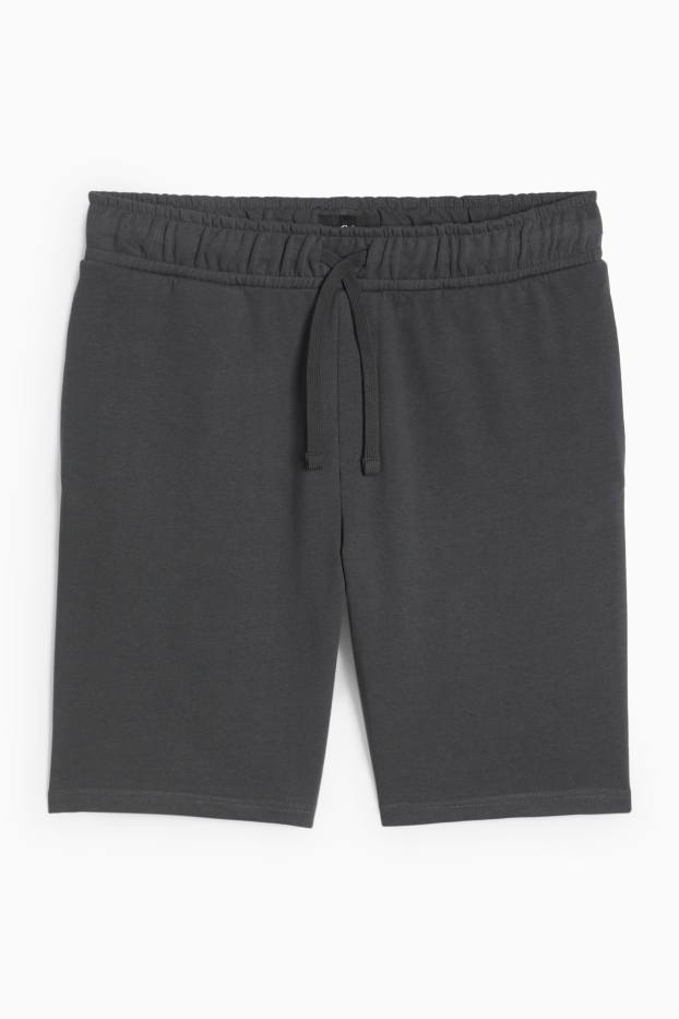 Men - Sweat shorts - dark gray