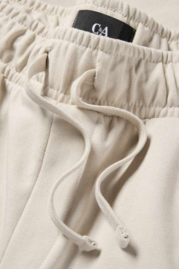 Hommes - Short en molleton - gris