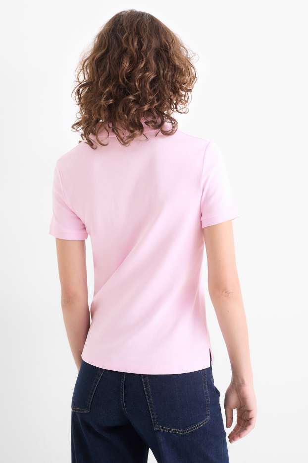 Donna - Polo - regular fit - fucsia