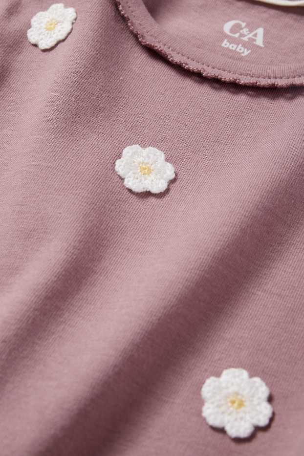 Baby: meisjes - Baby T-shirt - donker rose