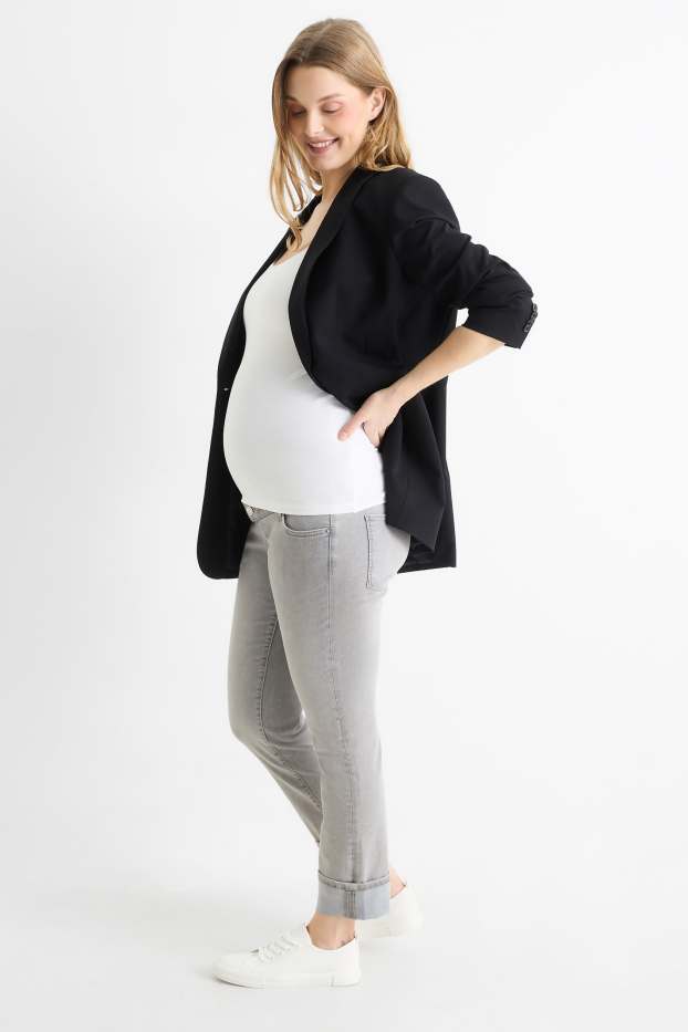 Mujer - Vaqueros premamá - straight jeans - vaqueros - gris claro