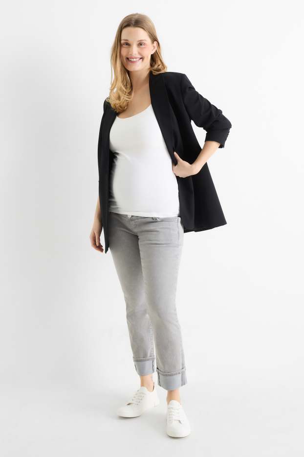 Mujer - Vaqueros premamá - straight jeans - vaqueros - gris claro